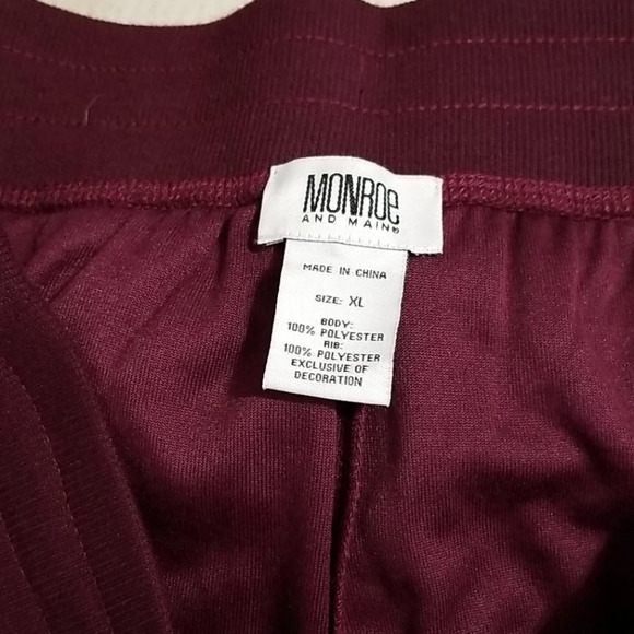 Monroe and Main burgundy pants size XL - Picture 5 of 6